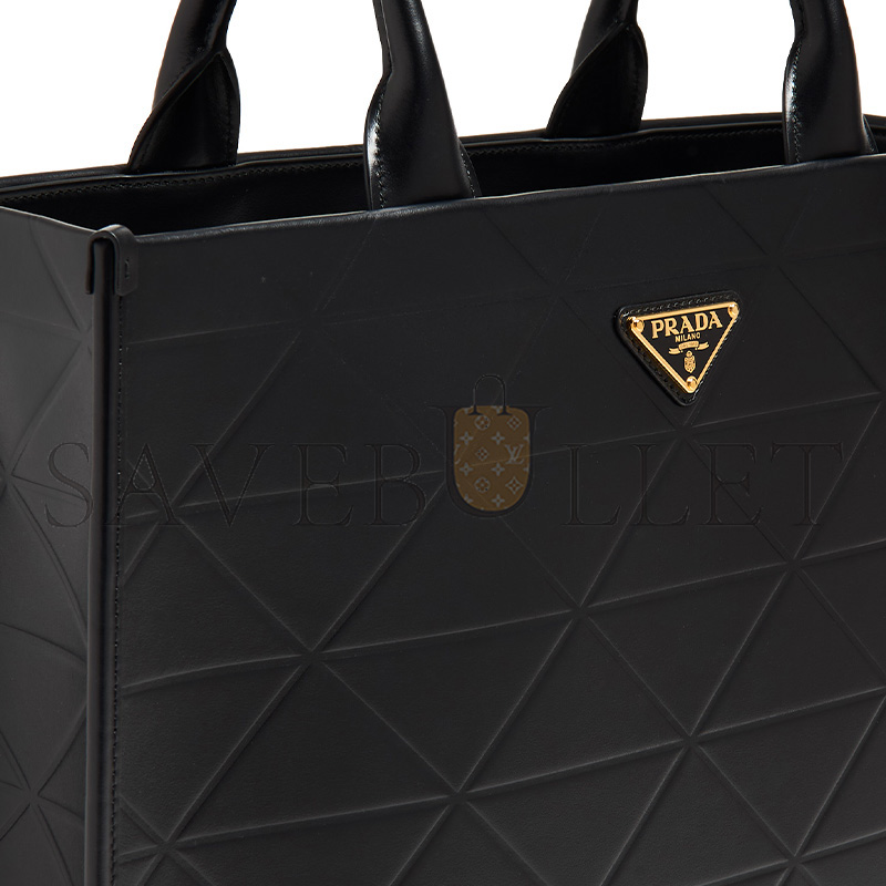 PRADA SYMBOLE LARGE LEATHER BAG 1BA377 (39*30*11.5cm)